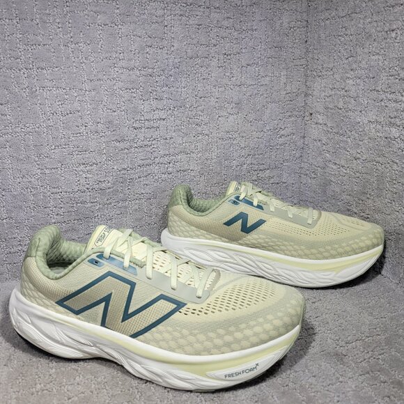 New Balance Fresh Foam X 1080V14 Mens Size 13 Beige Green Athletic Sneakers. - Picture 5 of 8
